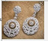 Sterling Silver Semi Mount Earrings Setting Round RD 5x5mm - Syzjewelry